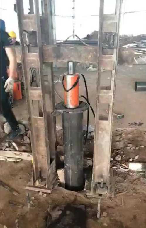 保定涞源县钢管桩加固
